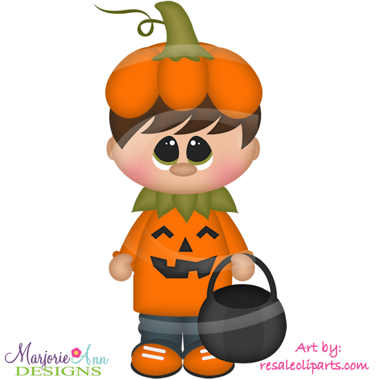 Friend Pals-Pumpkin Boy Exclusive SVG Cutting Files + Clipart - Click Image to Close